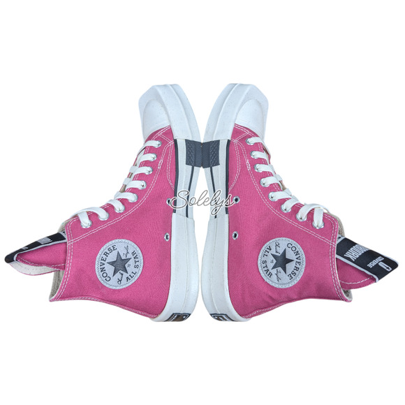 Converse x Rick Owens DRKSHDW TURBODRK Chuck 70 Hi Laceless Pink White Sneaker 9 - Picture 10 of 11